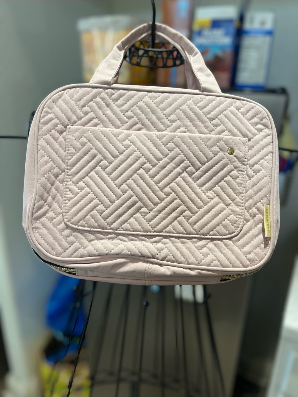 BAGSMART Space Saver Hanging Travel Toiletry Bag Pink NWOT